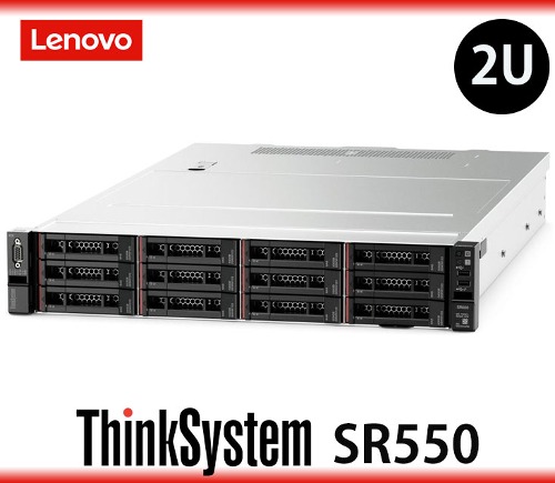 레노버 2U 서버 ThinkSystem SR550 Xeon Gold 5220 18C 2.2GHz 8GB LFF