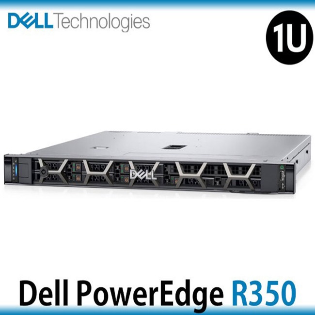 Dell PowerEdge 1U 서버 R350 E-2334 3.4GHz 8G/2TB