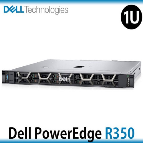 Dell PowerEdge 1U 서버 R350 E-2388G 3.2GHz 8G/600GB